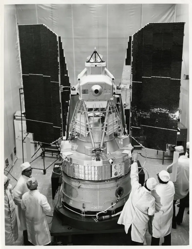 Landsat-1, the first ever earth observation satellite built for environmental monitoring. Photo credit: NASA