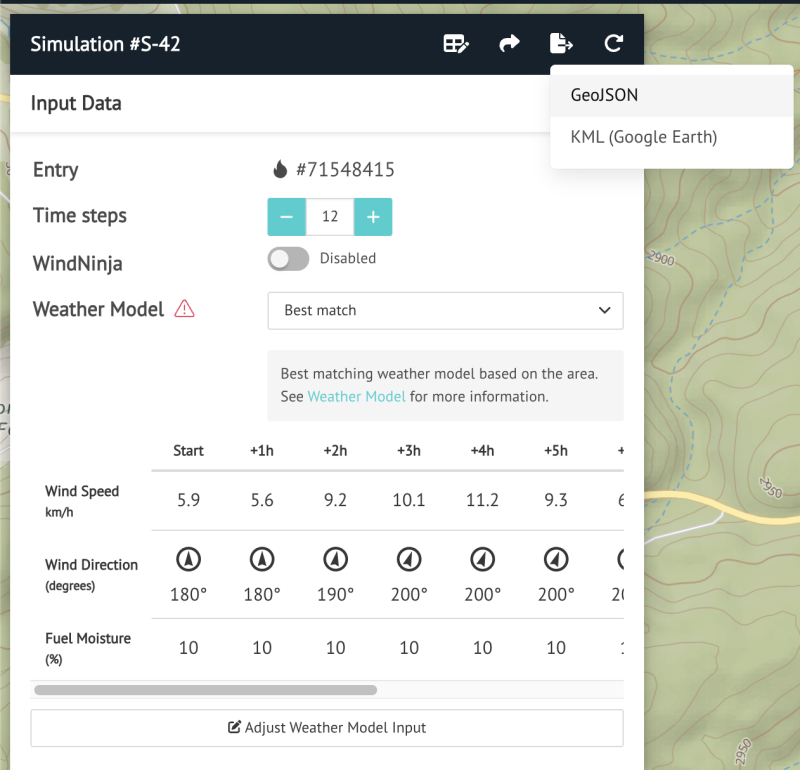 The Weather Data Panel panel allows you to input custom weather data to run simulations in any kind of custom weather scenario. 